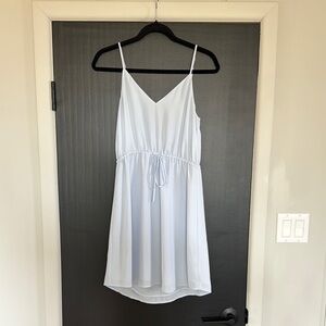 Babaton Baby Blue Spaghetti Strap Dress